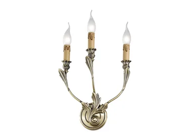 SOLANGE 337/A3 - Antique Brass wall light by Possoni Illuminazione - view 2